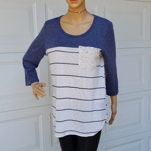LIME & Chili Blue Lrg Crochet Sweater -> Lime & chili blue lrg crochet sweater - Picture 1 of 7